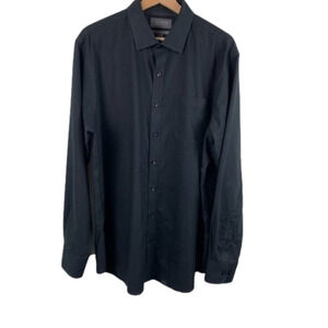 𝅺Denver Hayes Never-Iron  Classic Fit Button-Up